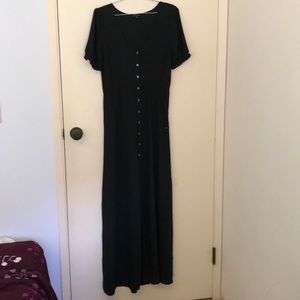 OBEY Dark Green Maxi Dress